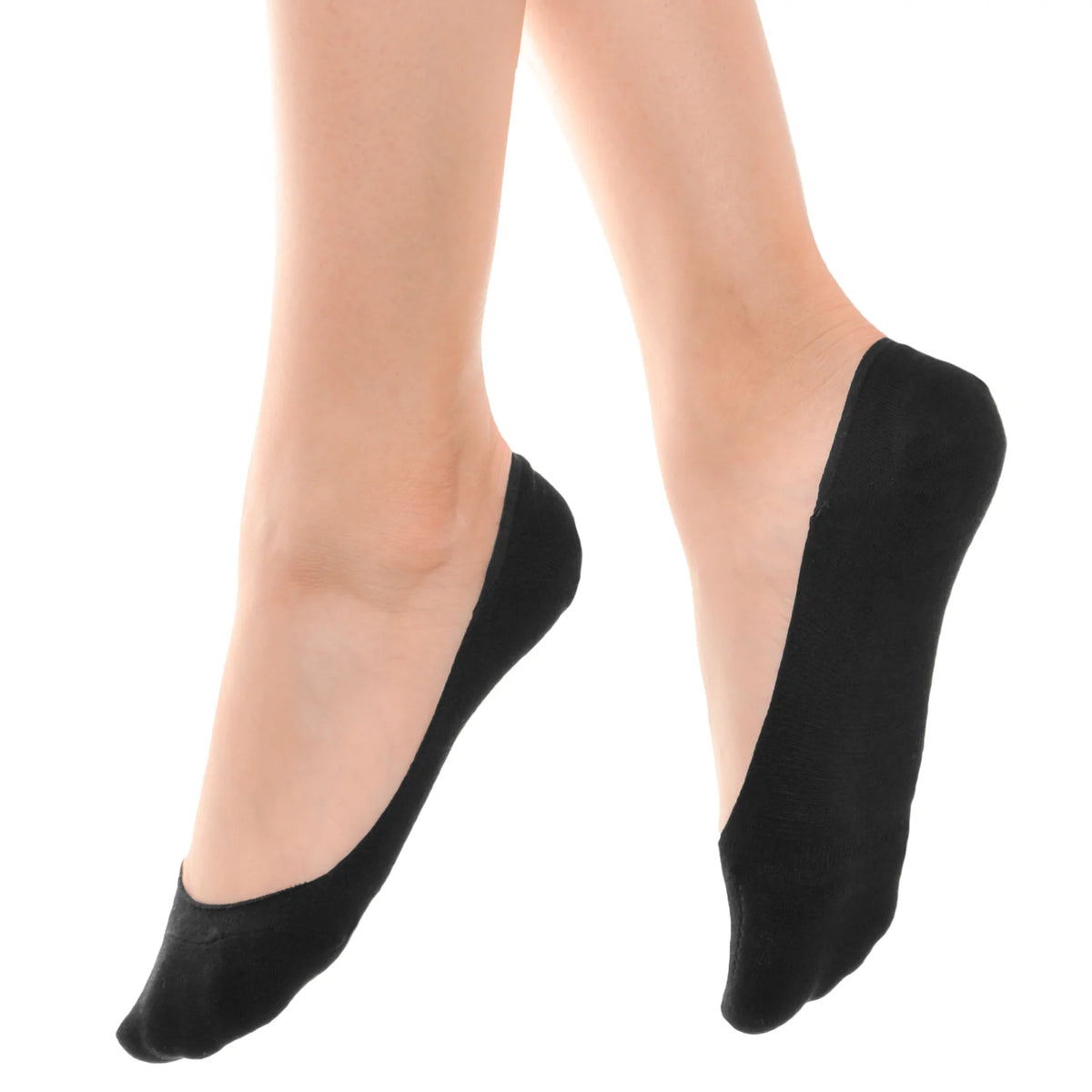 No Show Socks (Adult) Black / Sock Size 9-11