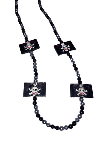Pirate Flag Bead Necklace