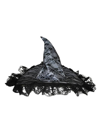Lace Overlay Witch Hat