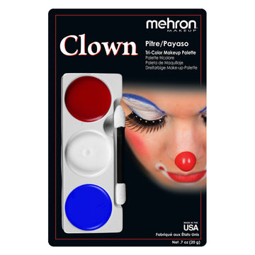Clown Tri Color Makeup Kit by Mehron