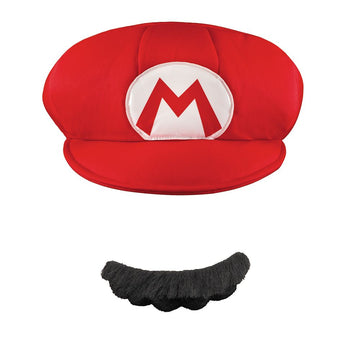 Mario Hat & Mustache Kit