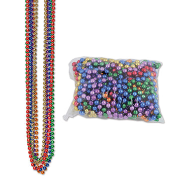 Mardi Gras Beads-12 pack