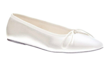 Bridal Satin Ballet Flat (Adult)