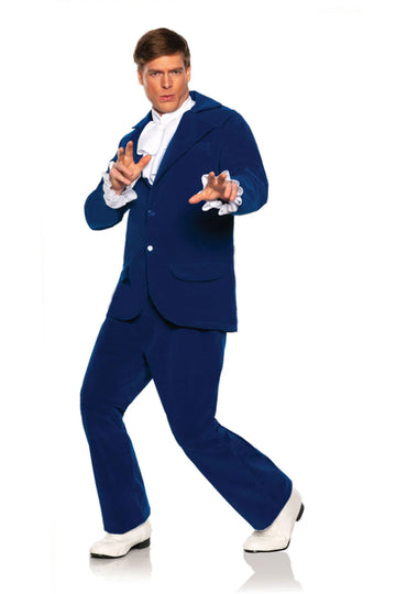 Blue Groovy 70s Suit (Adult)