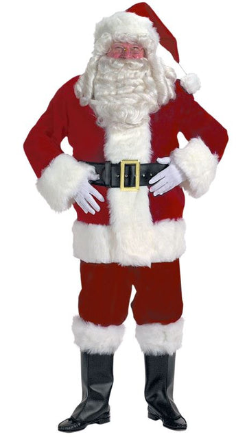 Deluxe Velveteen Santa Suit