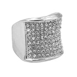 Iced Out Ring Silver Gold (Men)