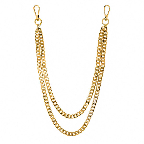 Double Cuban Link Pant Chain