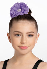 Chiffon Flower Rhinestone Center