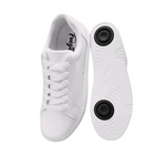 White Low Top Classic Dansneaker by Fuego