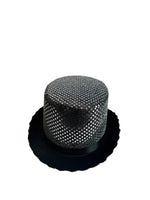 Sombrero de copa de lentejuelas negro