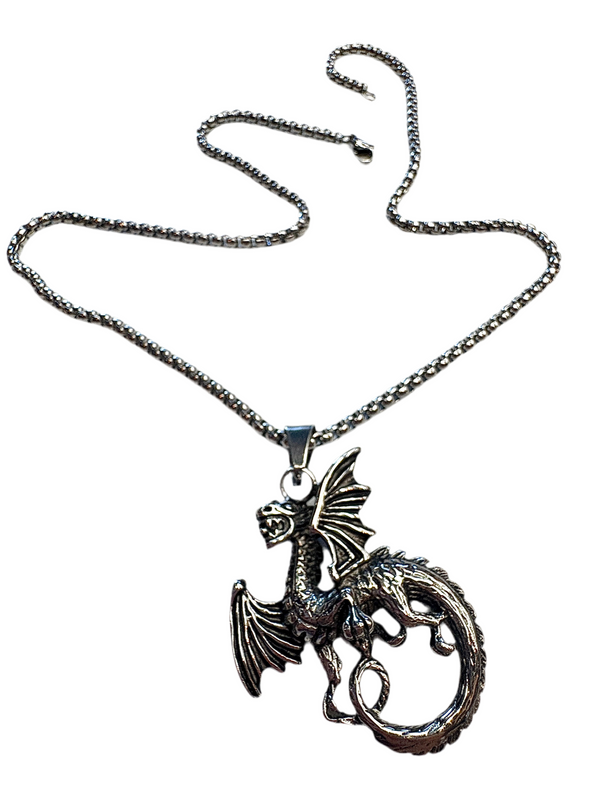 Stainless Steel Dragon Necklace