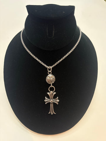 Stainless Steel Roman Cross Necklace