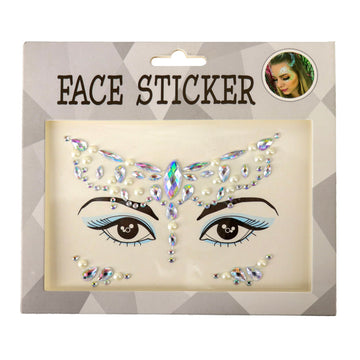 Oval Face Gem Stickers