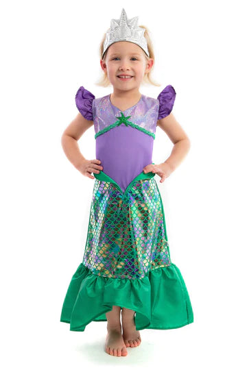 Little Adventures 12224 Classic Mermaid Dress for 7-9 Years - Extra Large Little Adventures 12224 Classic Mermaid Dress for 7-9 Years - Extra Large