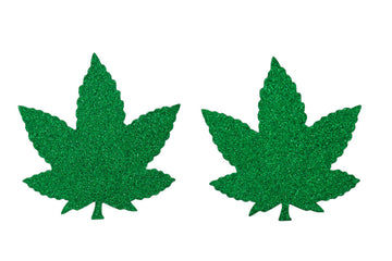 MJ Leaf Glitter Pasties
