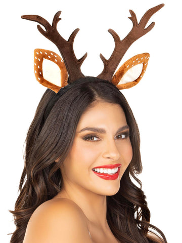 Fawn Ear Antler Headband
