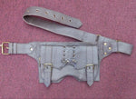 Leather Pocket Belt Buckle Closure