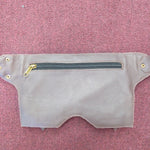 Leather Pocket Belt Buckle Closure