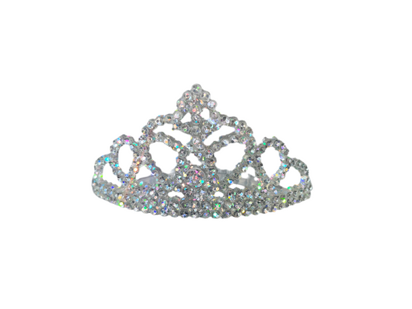 Mini Laser Glitter Tiara Comb