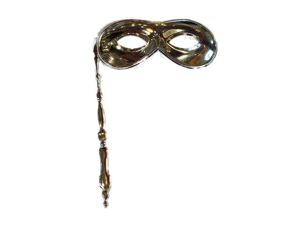 Metallische Dominostab-Maske