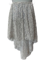 Asymmetrical Lace Long Skirt Overlay (Adult)