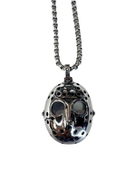 Stainless Steel Jason Hockey Mask Necklace