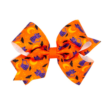 Lazo de Halloween con estampado de fantasmas