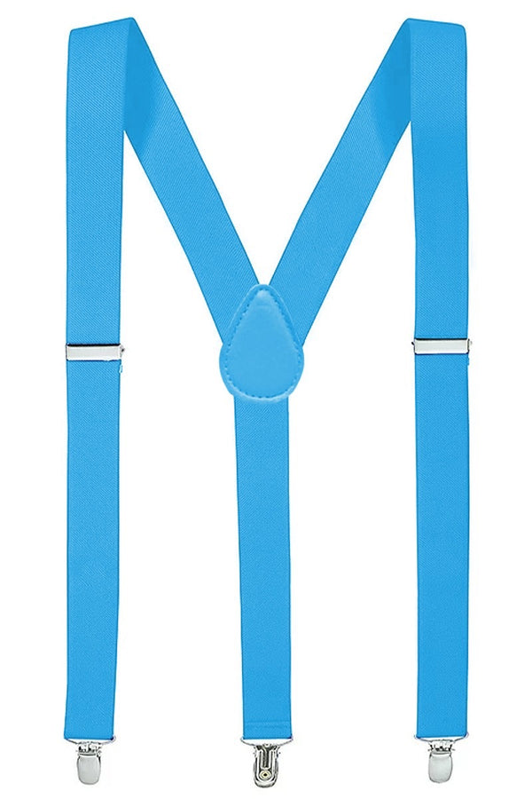 Y-Back Solid Color Suspenders