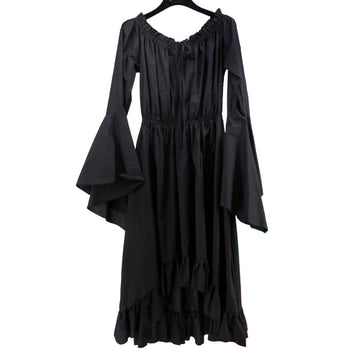 Black Cotton Bell Sleeve Chemise (Adult)