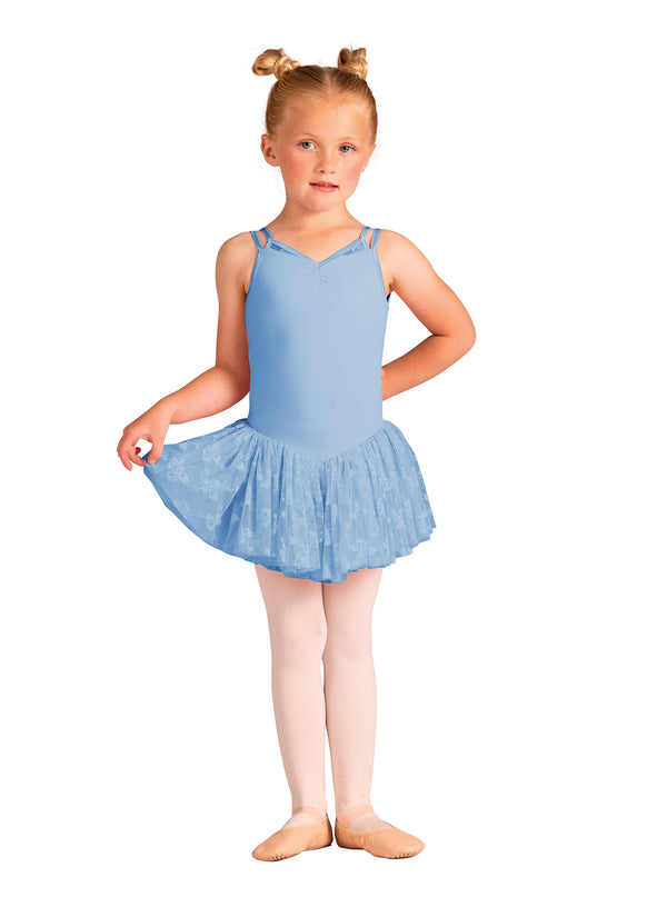 Moirine Tanzkleid Blau (Kind)