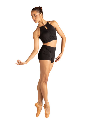 Donna Rouched Front Halter Top (Adult)