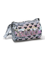 Pearlescent Hearts Sequin Dance Duffle