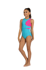 Chayce Leotard (Child, Blue/Pink)