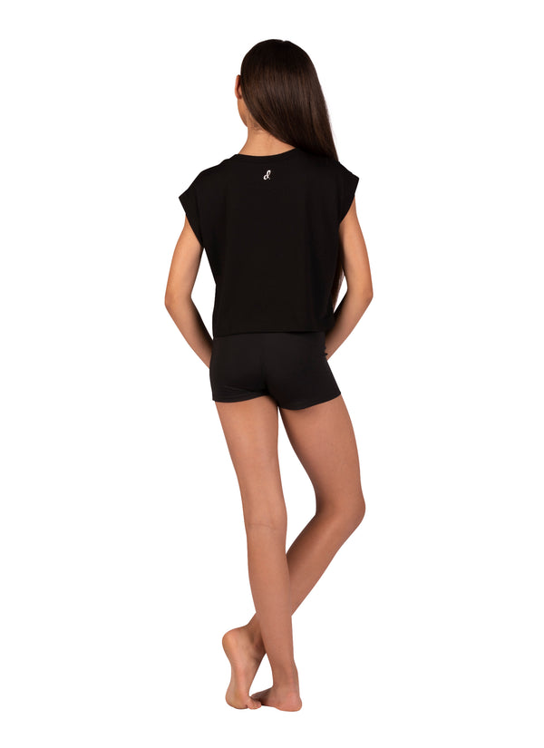 "I Dance a Latte" Top (Adult, Black)