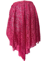 Asymmetrical Lace Long Skirt Overlay (Adult)