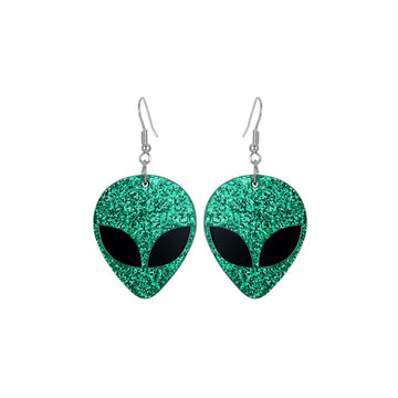 Alien Earrings (Green)