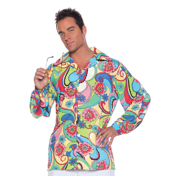 Kaleidoscopic Mens Retro Shirt