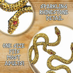 Gold Medusa Snake Headpiece