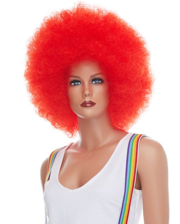 Solid Color Clown Afro