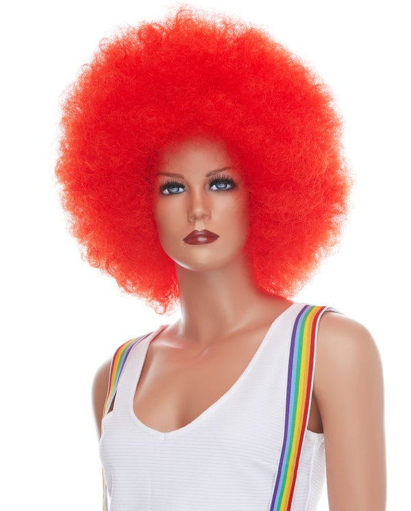 Solid Color Clown Afro
