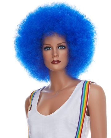 Solid Color Clown Afro