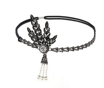 Rhinestone Stretch Flapper Band