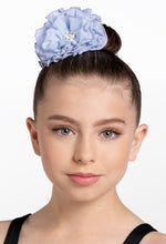 Chiffon Flower Rhinestone Center