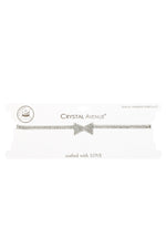 Rhinestone Bow Choker