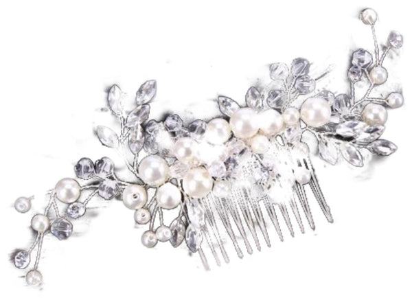 Bead and Crystal Comb