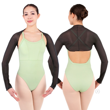Long Sleeve Mesh Shrug