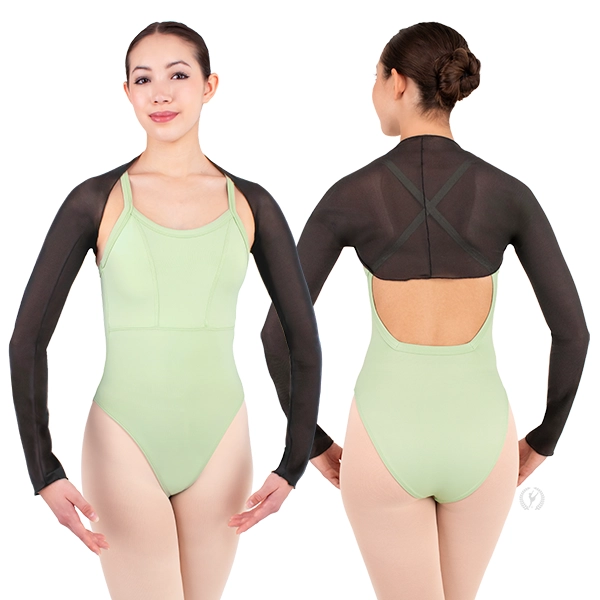 Long Sleeve Mesh Shrug