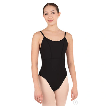 Black Princess Seam Empire Waist Leotard (Adult)