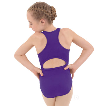 Purple Racerback Tank Leotard (Child)