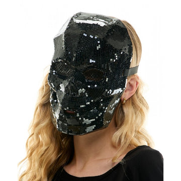 Black Mirror Skull Mask